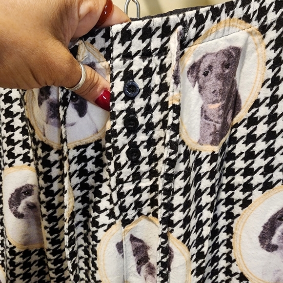 P. J salvaje Dogs Puppies Printed Pajama pant size M - Picture 4 of 13